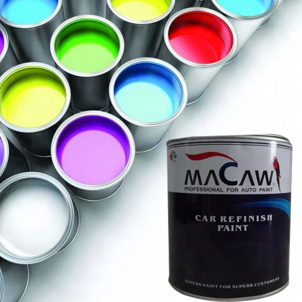 High gloss 2K solid color  car paint carmine topcoat fast dry thinner slow dry hardener car paint