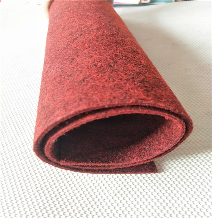 Factory wholesale price non woven needle punched jacquard carpet flooring mat