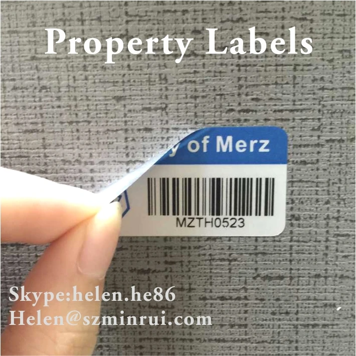 Custom Sequence Adhesive Barcode Stickers Roll,Serials Number Sticker Printing