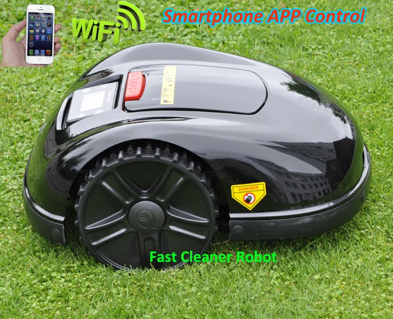 
Newest and Best 5th Generation Gyroscope Robot lawn mower E1600T with Smartphone App control, 13.2AH Li-ion battery 