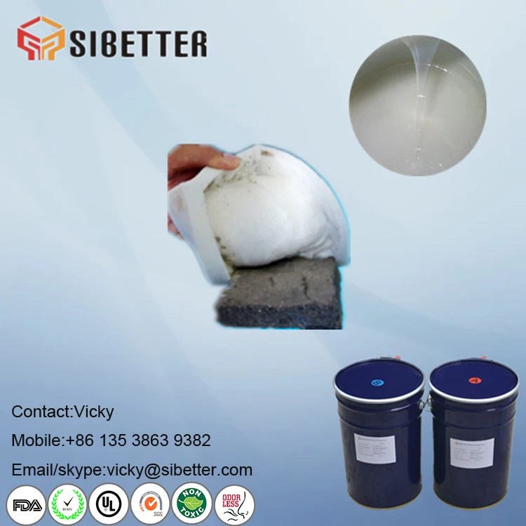 Concrete RTV2 Liquid Silicone Rubber for Roman Column Mold Making