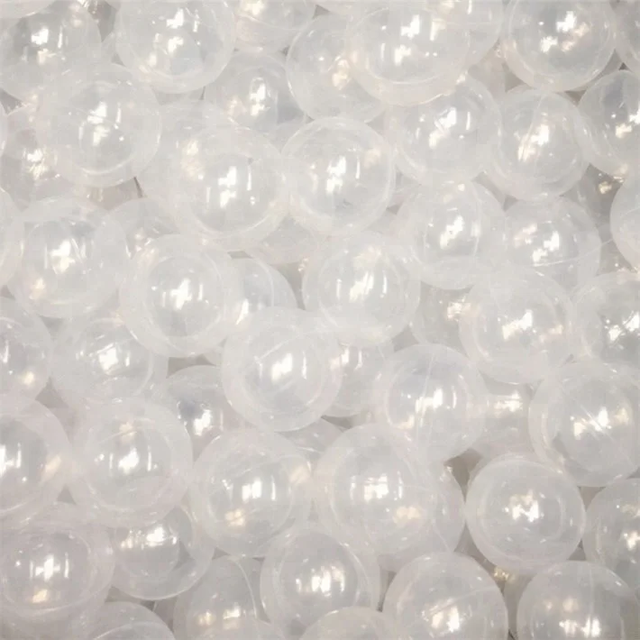 6cm 7cm 8cm celar soft plastic hollow balls for kids toy