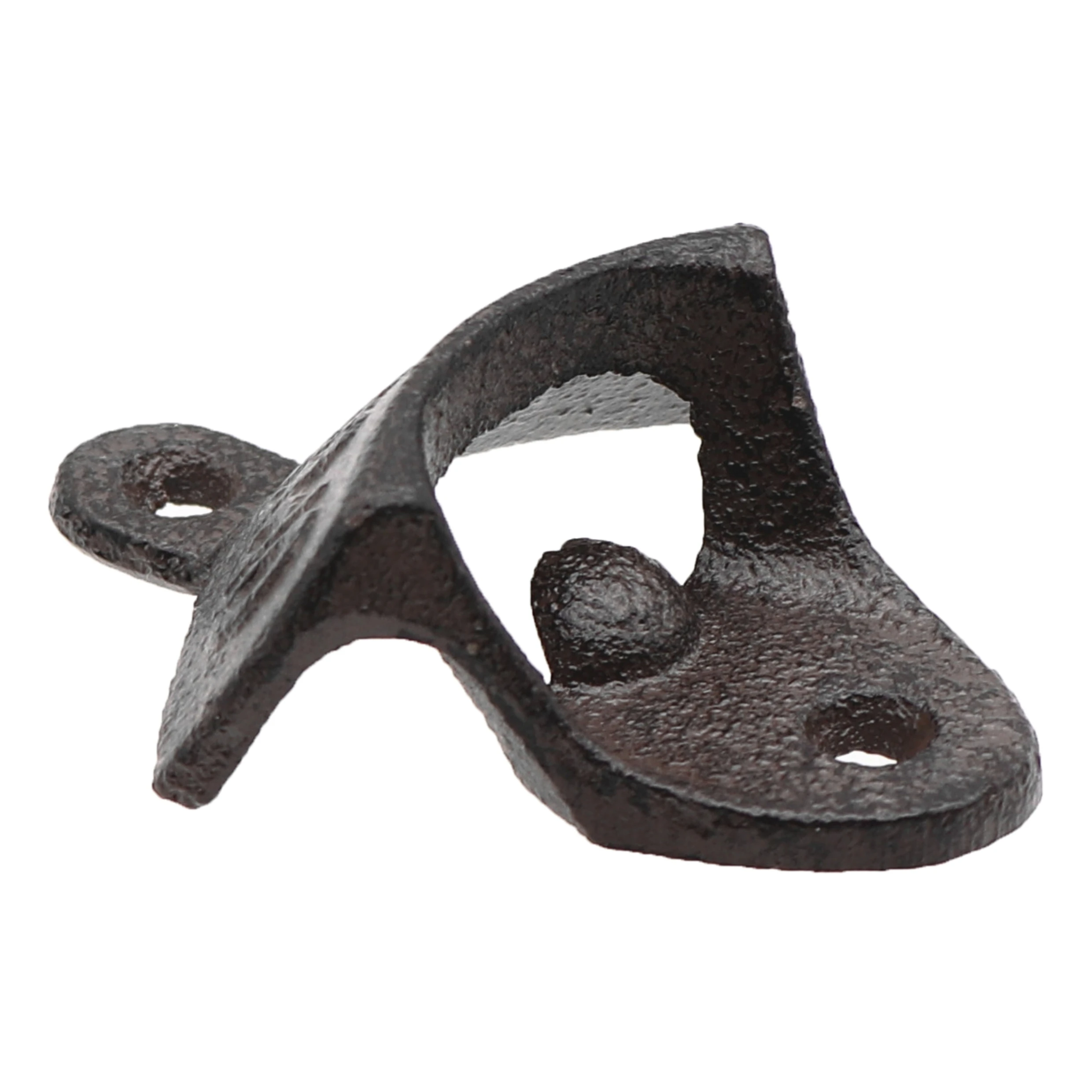 OPEN HERE Rust Antique Wall Mounted Bottle Opener Cast Iron Crown Stationary Beer Bottle Opener Mounting Screws Included