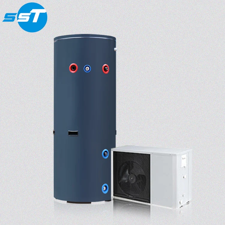 SUS 304/316L Дуплекс из нержавеющей стали буфера воды бак с медной катушкой теплообменник для солнечной системы отопления