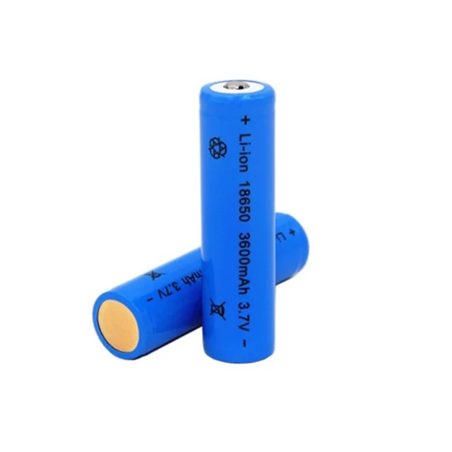 High quality rechargeable 3.7V 3600mAh li-ion 18650 battery