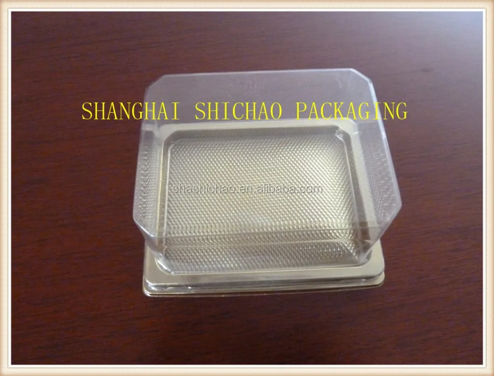 small plastic cake tray with clear lid shanghai supplier