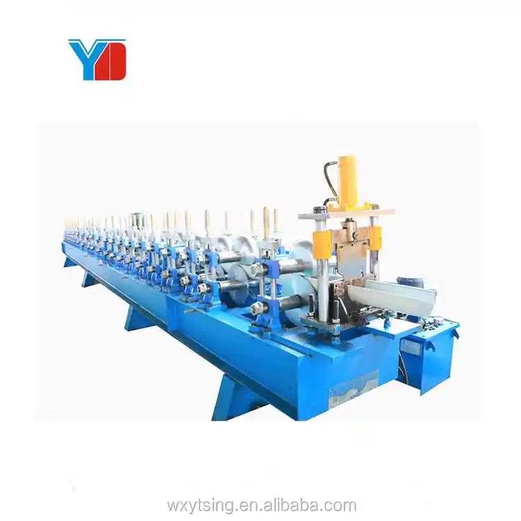  Hot-Sale Full Automatic Metal Gutter Roll Forming Making