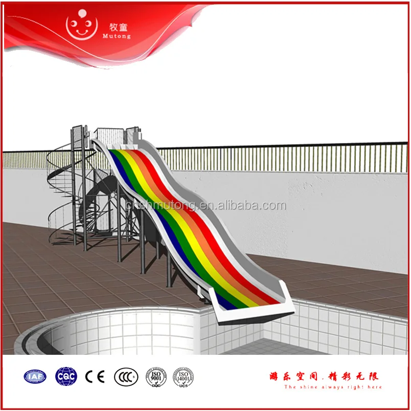 Outdoor Yellow / Green Water Park Rides For Water Theme Playground