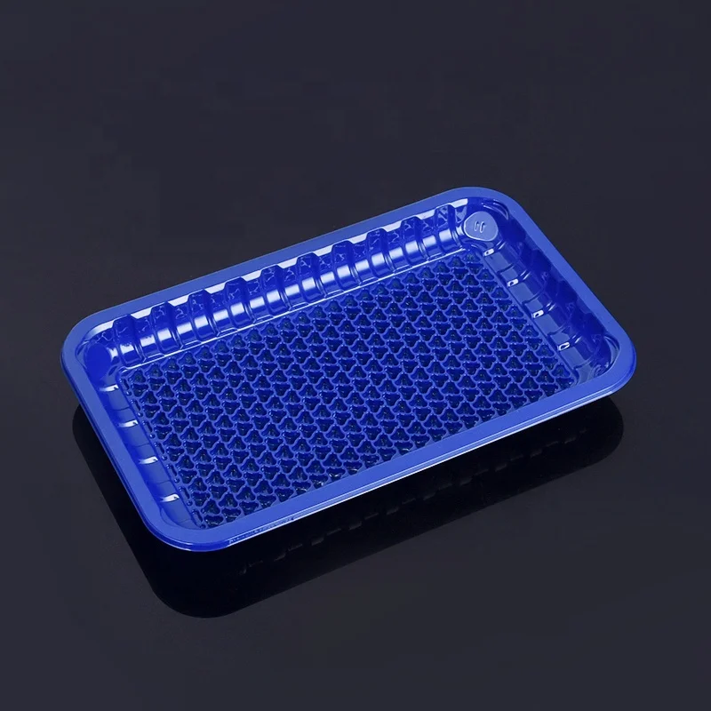 High Quality Disposable Fresh Fish Meat Packaging Tray Food Grade Plastic Food Tray