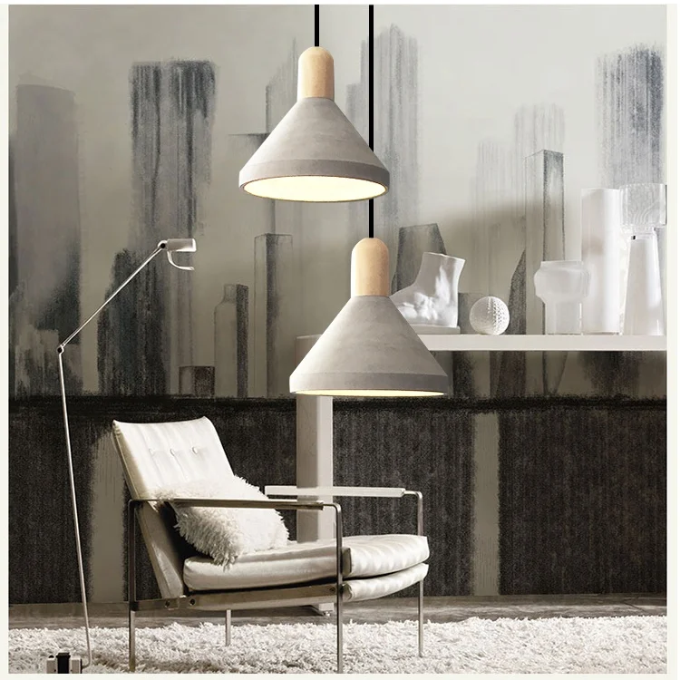 Zhongshan Concrete Pendant Lamp Home Lighting Indoor Living Room Decor Modern Chandelier
