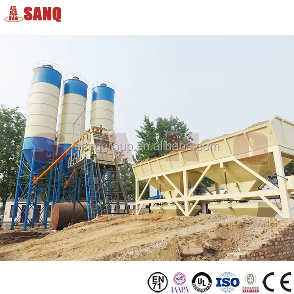 Factory Outlet After-sales Guarantee Ladder-type Hopper Prefabricated Concrete Mixing Plant for Sale