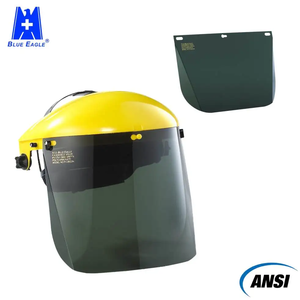 Industrial Safety Full Polycarbonate Face Shield Mask With Eye