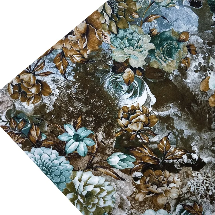 Shaoxing Digital Custom Spun вискоза Challis Challi печать на ткани Chally 2022