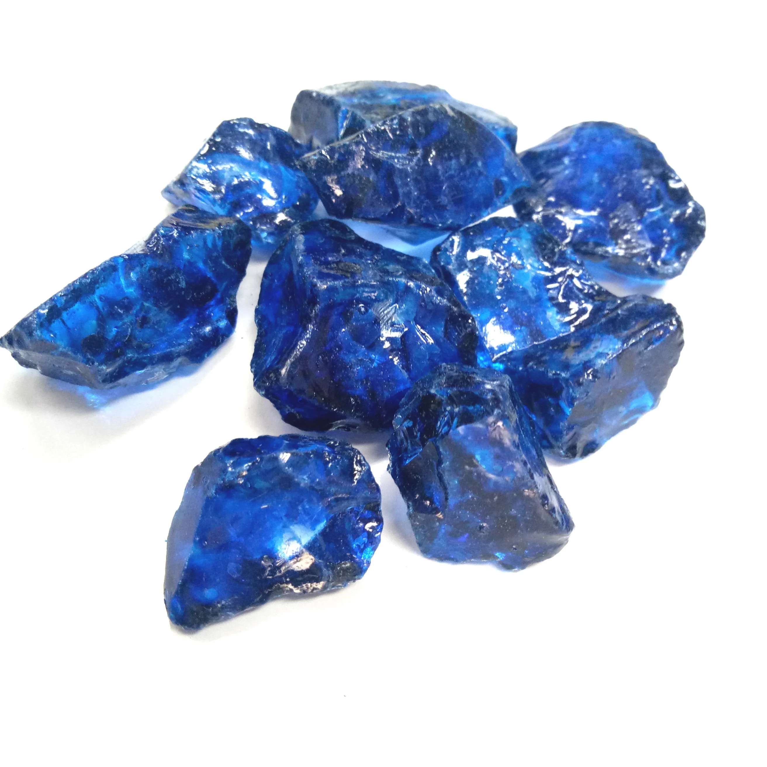 Broken Recycled Tumbles Glass Stone broken glass chips for the path