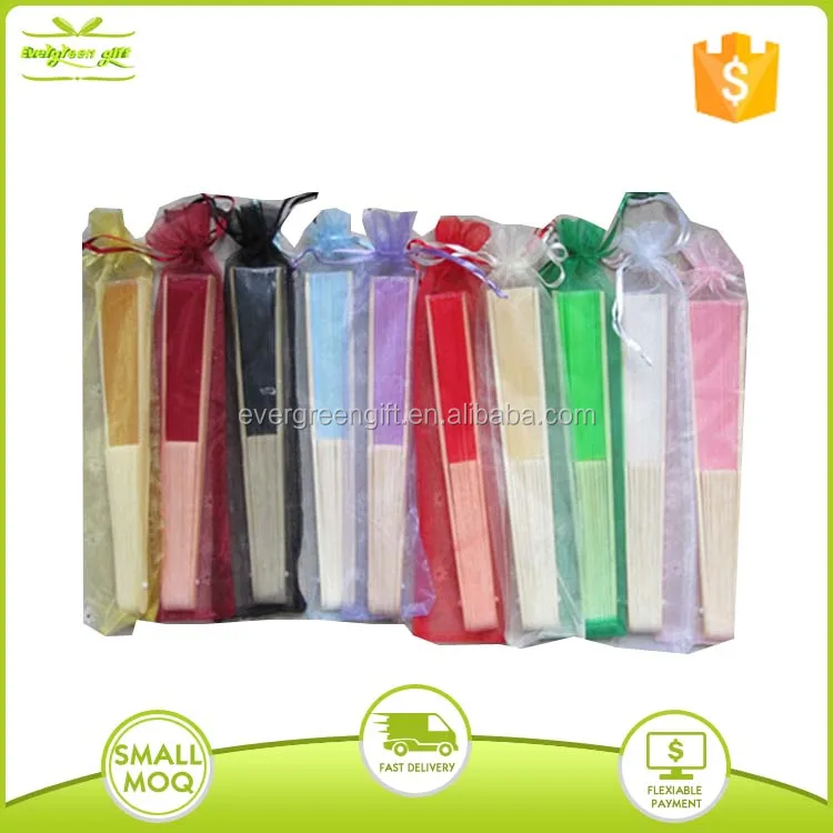 free shipping 8.25inch 21cm white Chinese Folding Bamboo Silk Hand Fans with printing bride and groom name