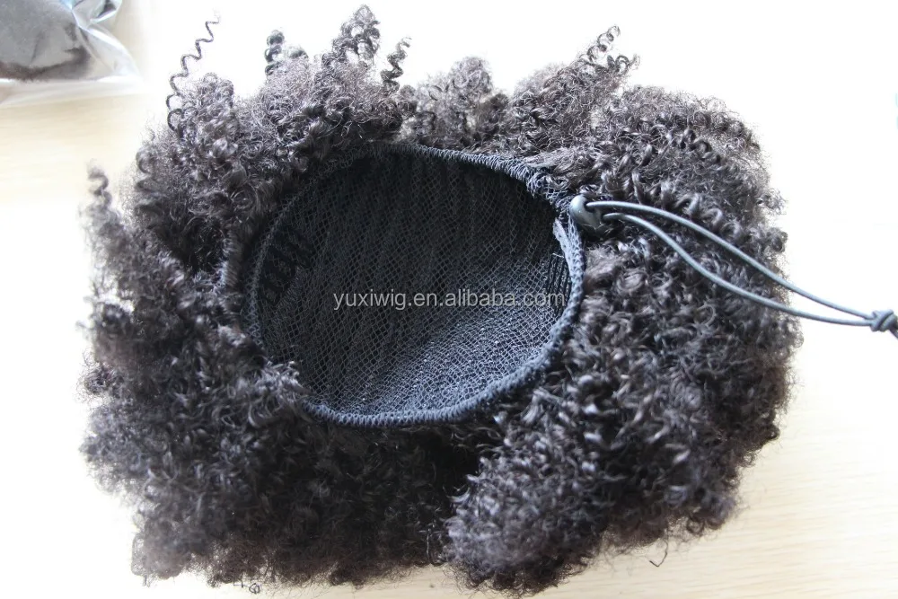 
Drawstring Ponytail Afro Tight Kinky Curly Closure 