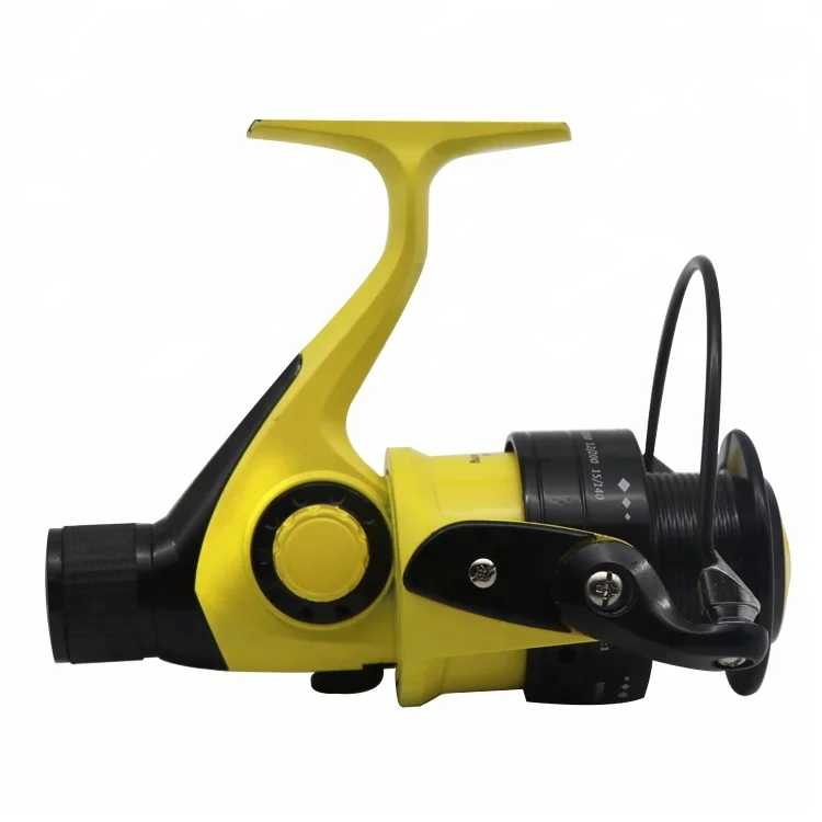 Double Drag REAR Spinning Reel Larger Spool Max Drag Sea Boat Spinning yellow Fishing Reel