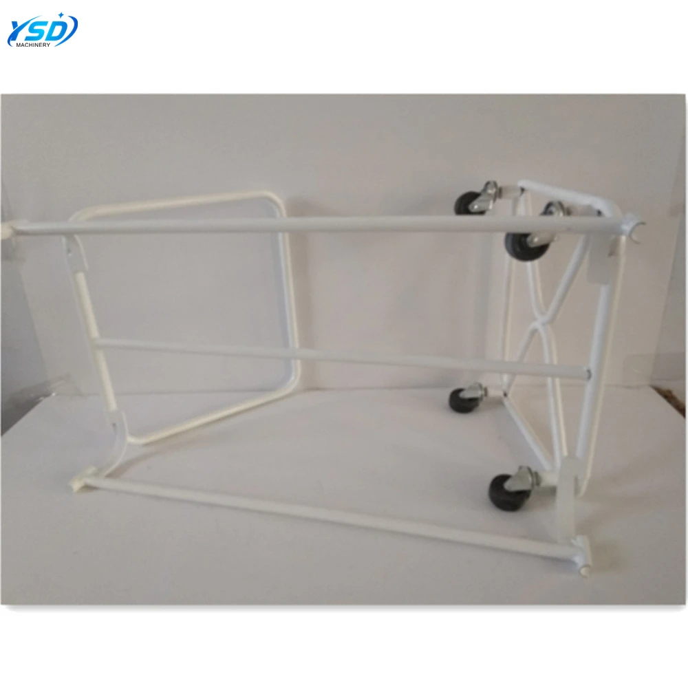 foldable hand trolley cart for carrying supermarket rubbish