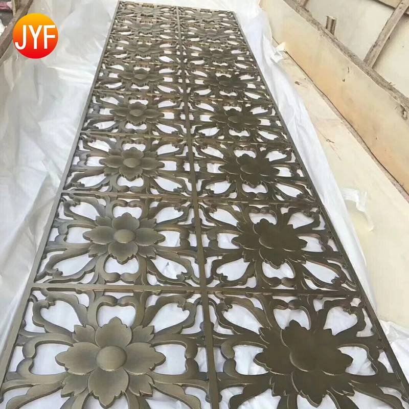 ZZ3011 High Quality Decorative Full Welded Outdoor Metal Screen Ss Room Partition