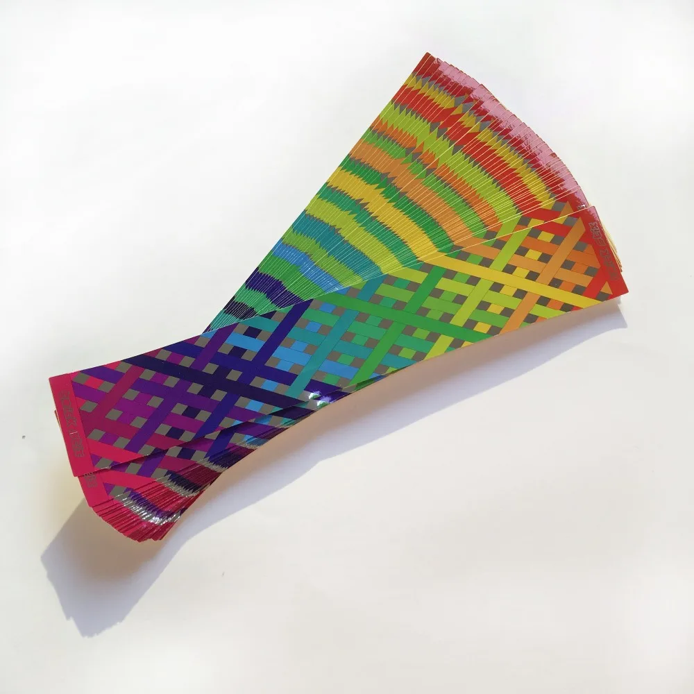 Custom personalized Print shiny rainbow effect hologram vinyl stickers