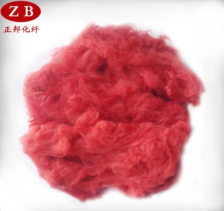 14den regenerated polyester staple fiber for red carpet