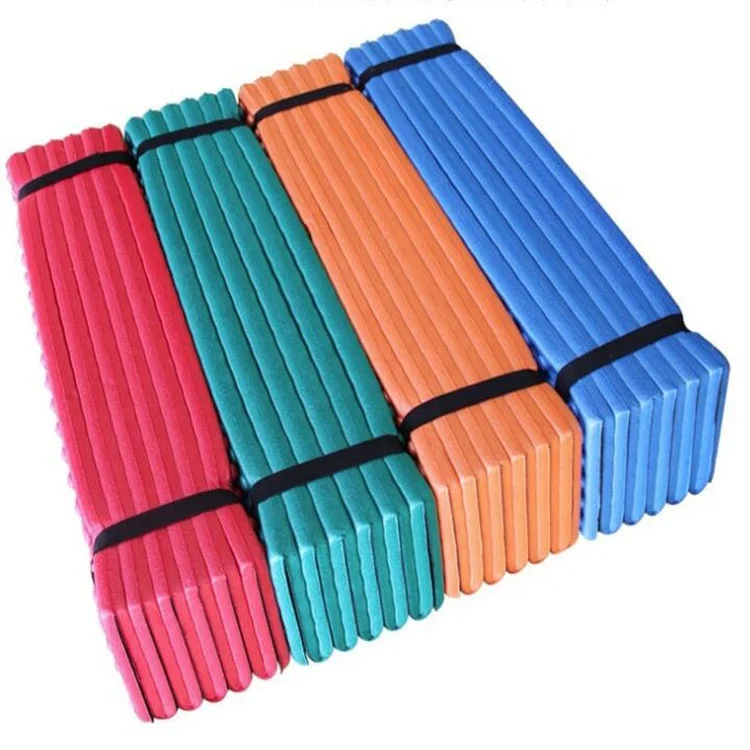 Egg  type folding pad,folding XPE camping mat,sport gym mattress