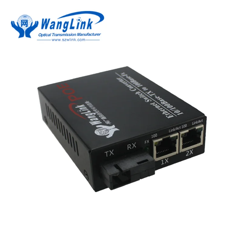 Gigabit 1 оптический порт 2 Rj45 порты Шэньчжэнь питания Промышленный Коммутатор POE