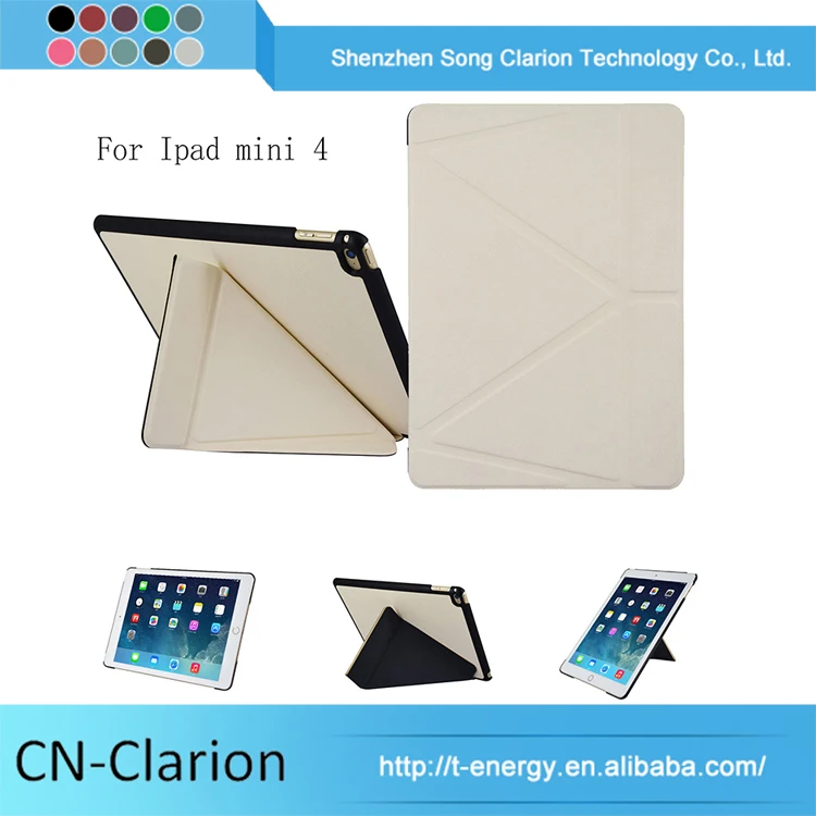 
For Apple Ipad Mini 4 Case Cover, For Ipad Mini 4 Stand Case origami Tablet Universal Case 