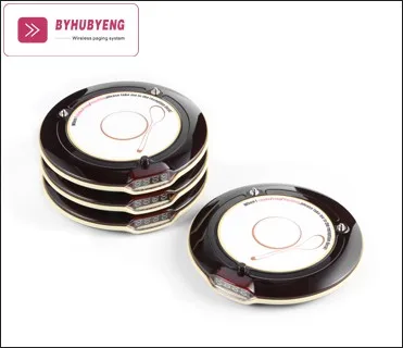 Factory Wireless Restaurant Table Buzzer Caller For Meal Order Queue System Of Waterproof paging systems