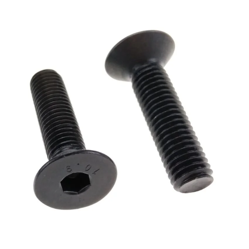 
Black Socket Head Screws Flat Grade 10.9 Fastener M10 DIN 7997 