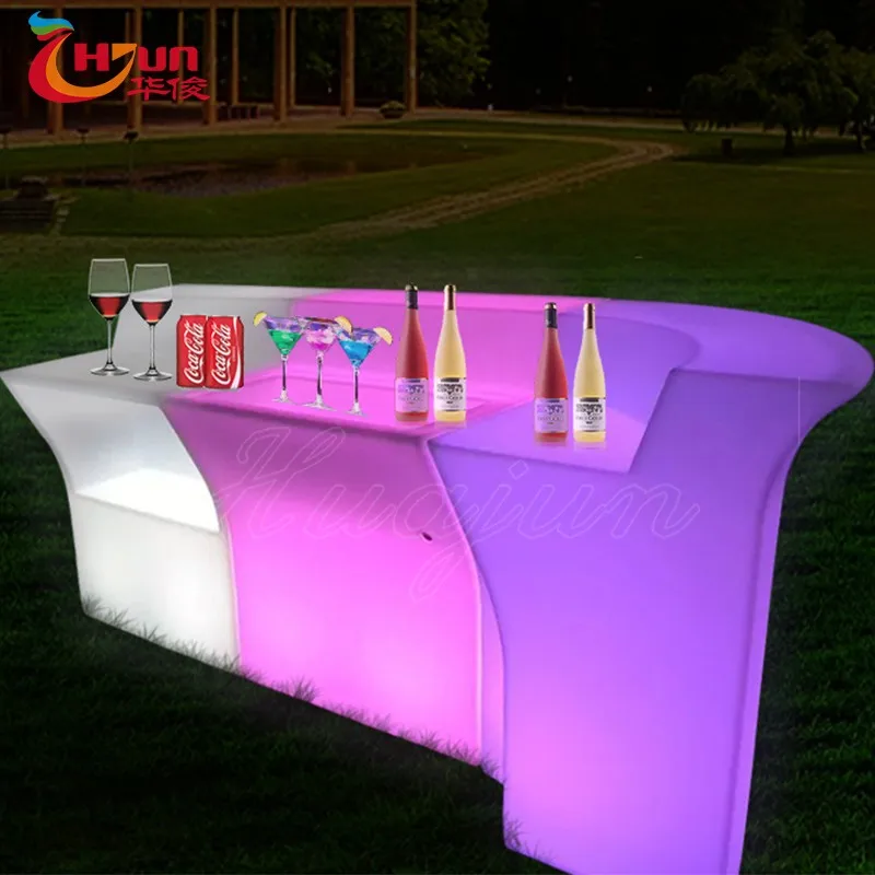 2021 Amazon Горячая продажа аппарат для фасовки RGB 16 видов цветов Изменение кофе магазин мебельная барная стойка