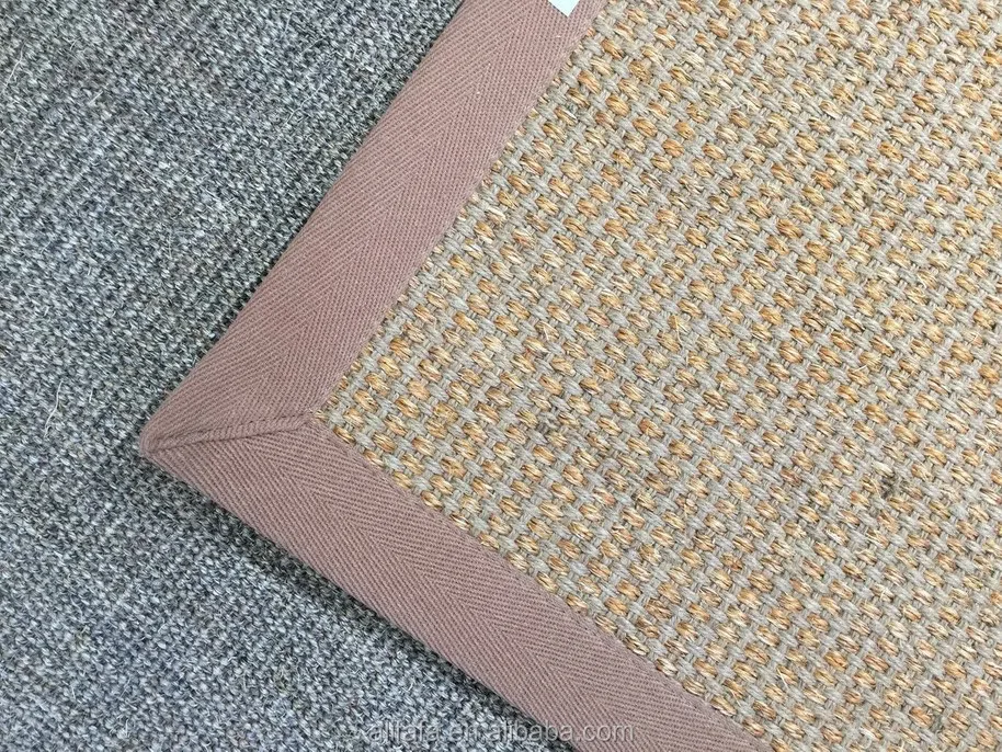 Ковер из сизаля с узором в елочку, экологически чистый и устойчивый к пятнам ковер