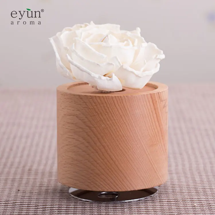 Essential oil aromatherapy bedroom room perfume toilet decorative wood bottle dried flowers reed diffuser