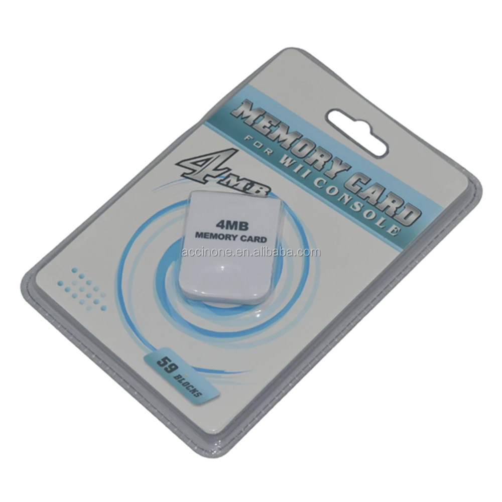 White 4MB 8MB 16MB 32MB 64MB 128MB 256M 512MB Memory Card Storage Saver for Nintendo Wii Gamecube GC NGC