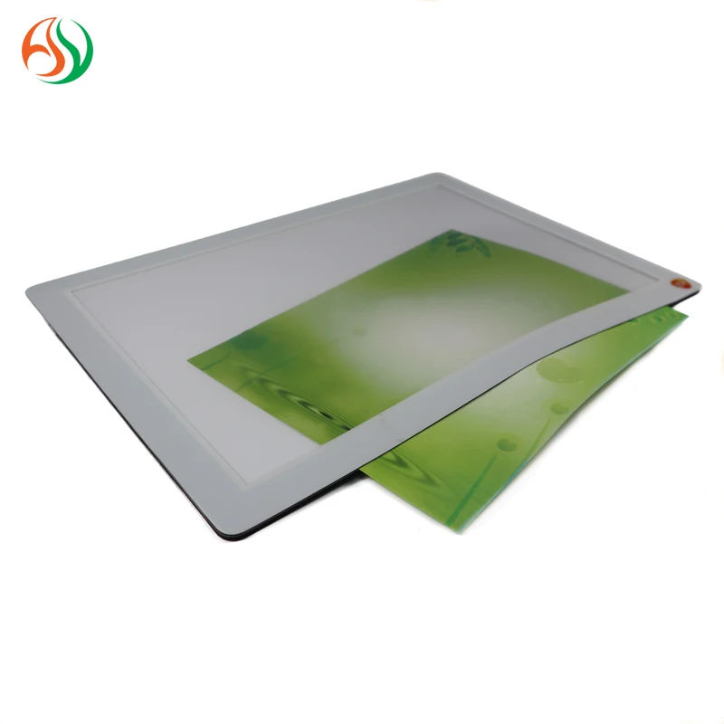 AY Counter Window Display Luxury Premium Foldable Desk Top Anti-fatigue Mats Office Fit For A4 Poster Insert Pockets