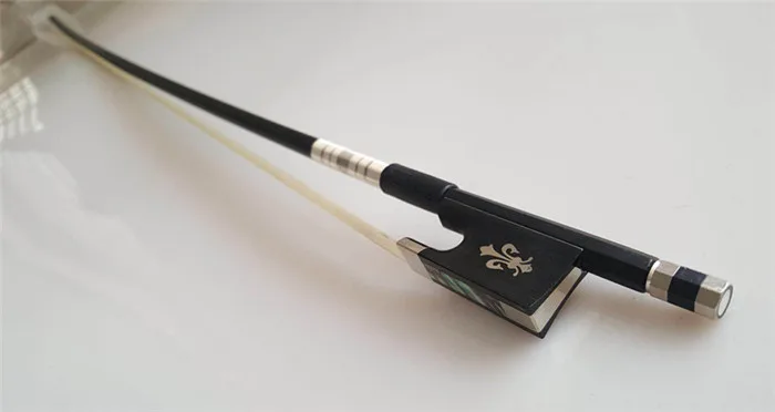 
china hot sale cheap black color carbon fiber violin bow horse hair4/4 