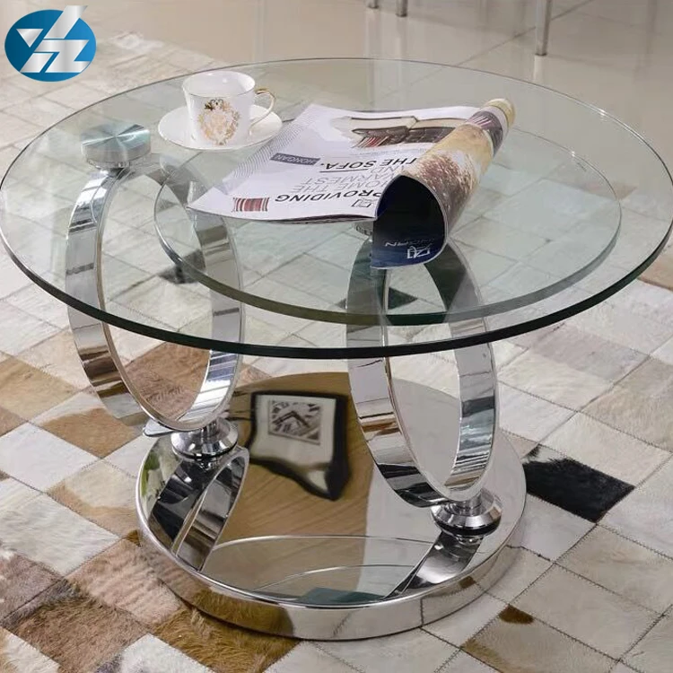 2020 newest modern simple style black glass marble top tea center coffee table