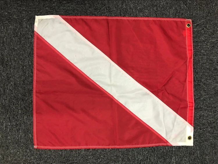Factory Manufacturer Custom outdoor marine diving equipment International Dive Flags Polyester Dive Flag.