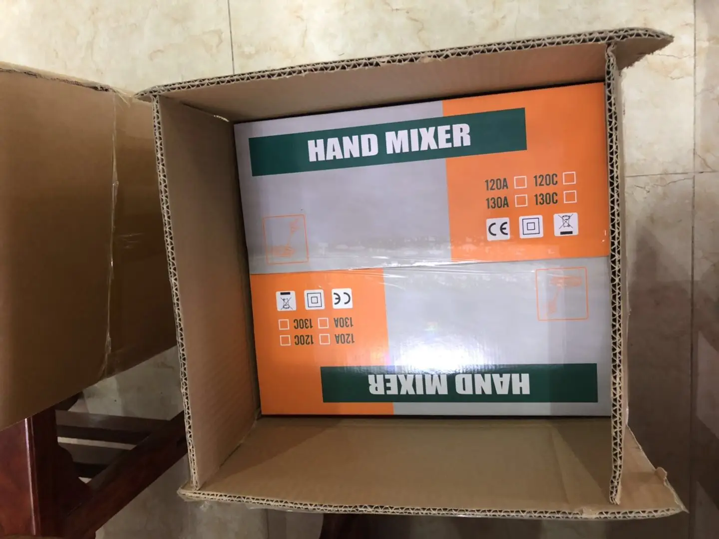 1200W Construction Hand Mixer 6 Adjustable Speed Electrical  epoxi resin Mixer HM-120A