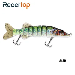 8 inch 70g Slow Sinking Pike Swim Bait Jointed Lure Swimbait