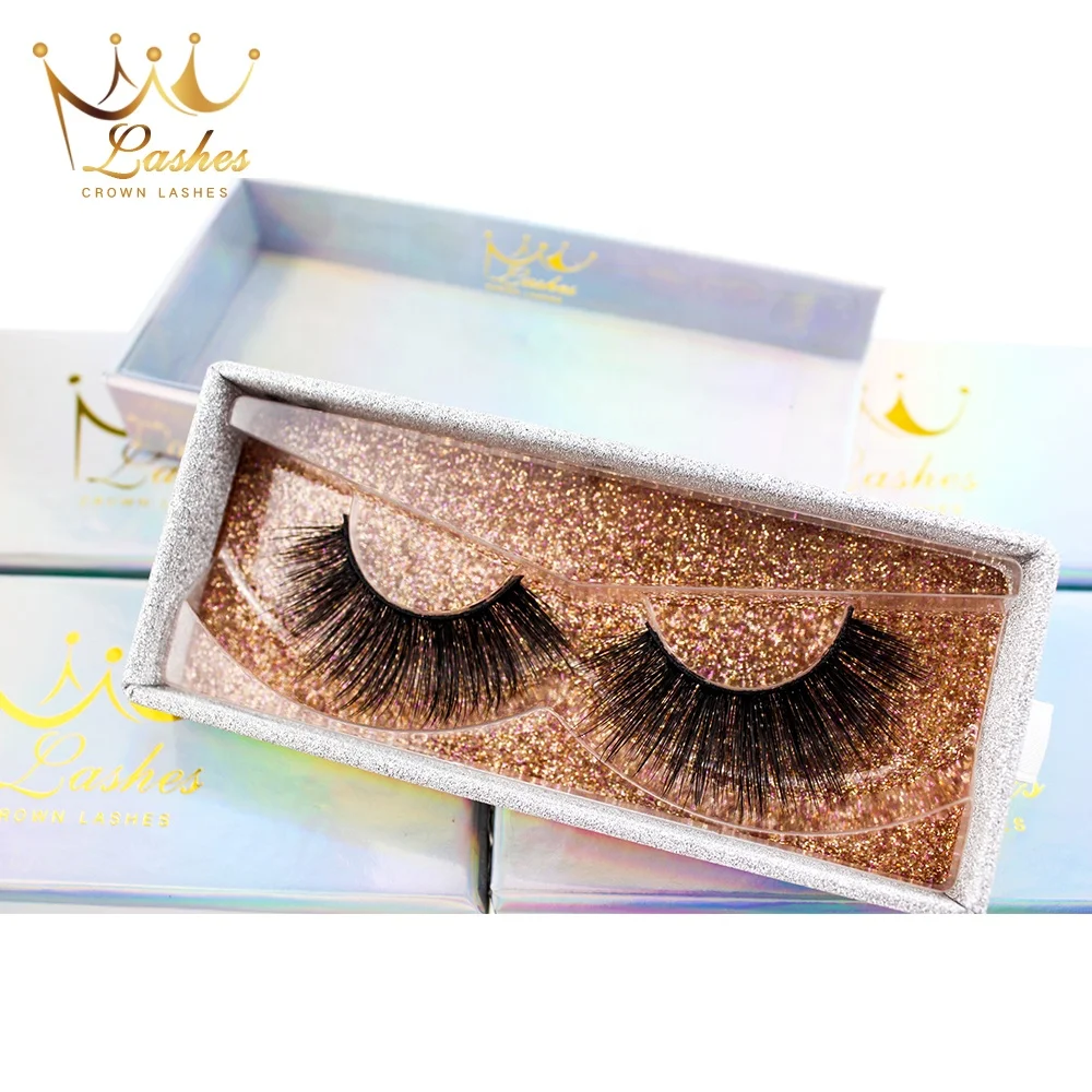 Eyelash Manufacturer Wholesale Korea Real Mink  Eyelash with Factory Own Brand Packing