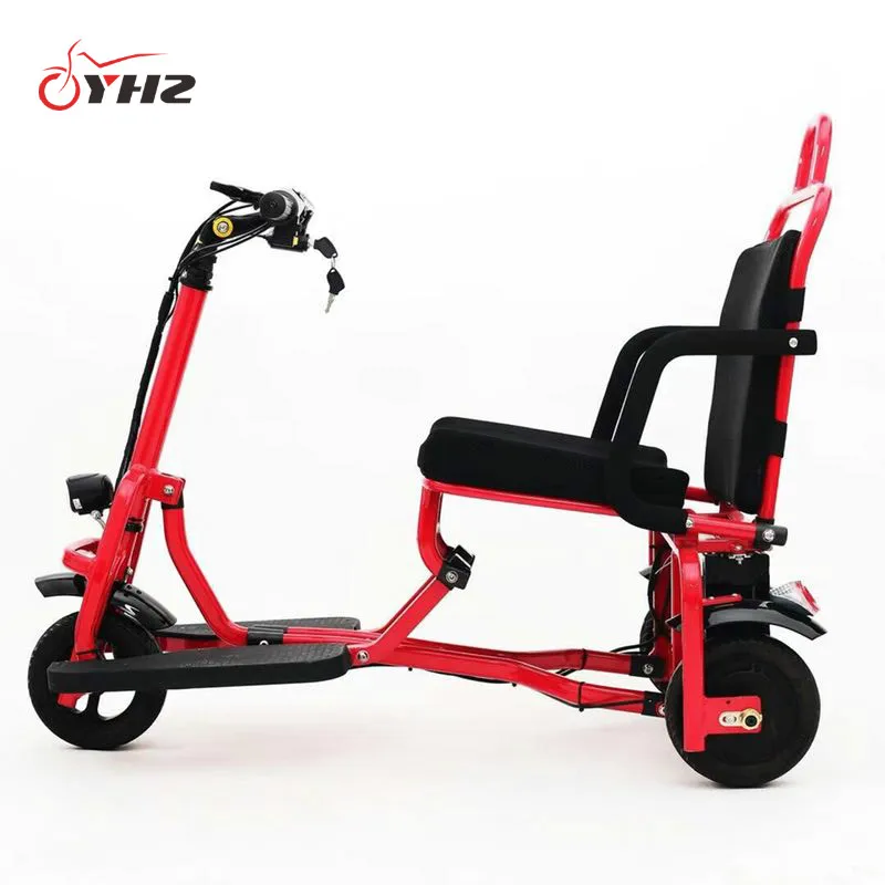 
36v300w / 48v350w 3 wheel portable foldable folding electric mobility scooter for sale 