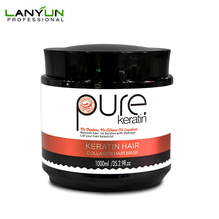 
High quality natural pure muddy organic argan oil hair tonic cream mask for straight hair 