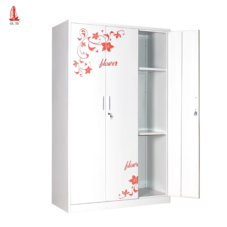 Bedroom wardrobe 3 door almirah iron almirah designs with price