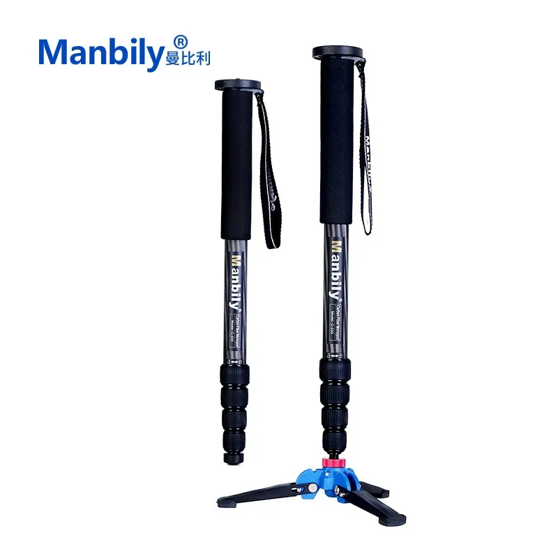 Manbily 10kg load camera tripod monopod,extendable carbon fiber monopod for camera,monopod
