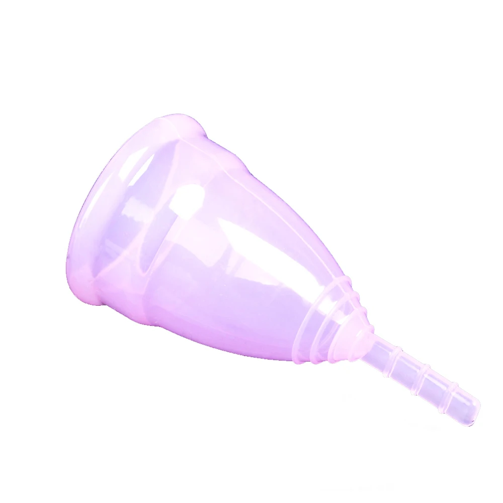 
Customized size colored silicone lady reusable menstrual cup 
