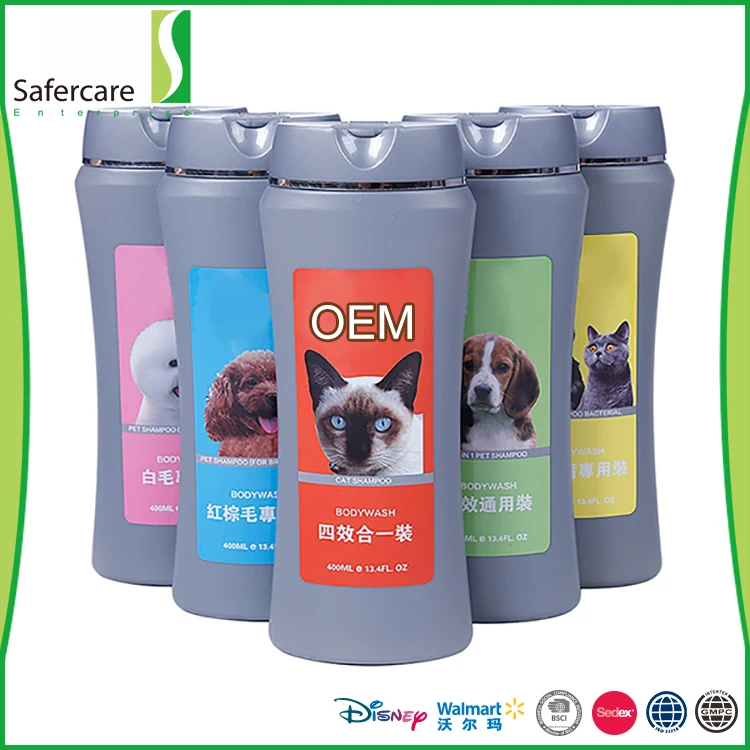Лучшее качество pet care private label экстракты растений натуральный шампунь для собак