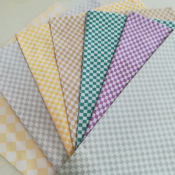 100% хлопчатобумажная окрашенная микроконтрольная салфетка