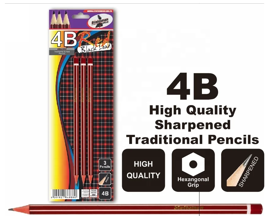 Стандартные Графитовые карандаши 2B 4B 6B