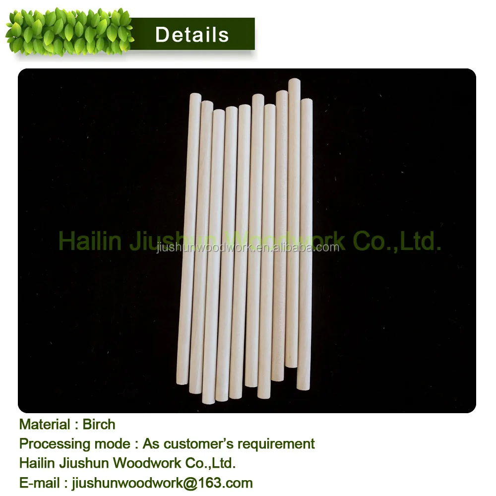 
Wooden dowel rod / round stick for craft candy decorate 